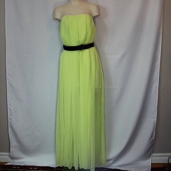Marciano Guess Lined   Color Neon Green Formal open  Jumpsuit size Medium - Picture 3 of 9